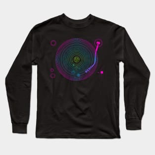 Space DJ Turntable Long Sleeve T-Shirt